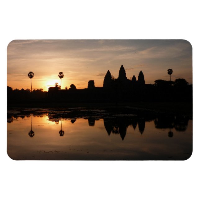 Angkor Sonnenaufgang Magnet (Horizontal)