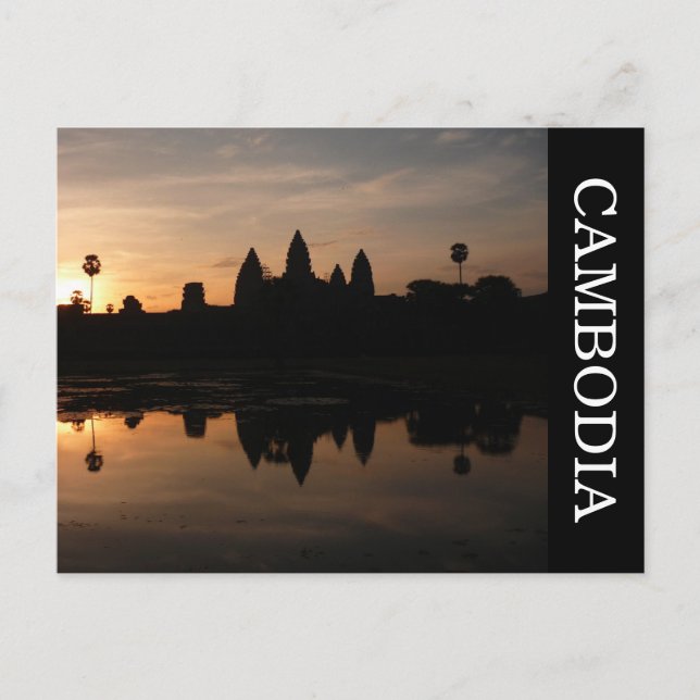 Angkor Sonnenaufgang Postkarte (Vorderseite)