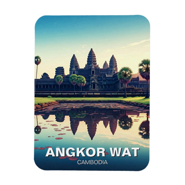 Angkor Wat Kambodscha Magnet (Vertikal)