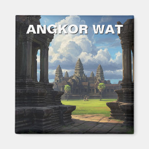 Angkor Wat Kambodscha Magnet