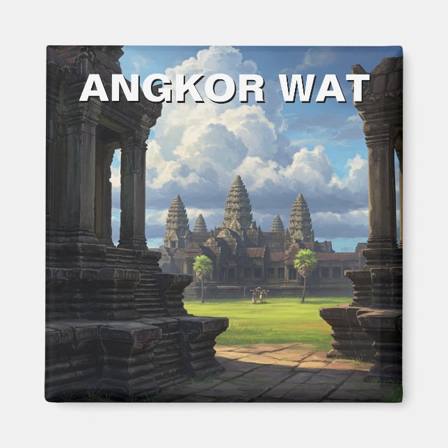 Angkor Wat Kambodscha Magnet (Vorne)