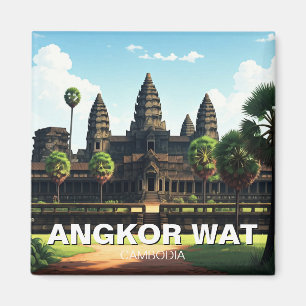 Angkor Wat Kambodscha Magnet