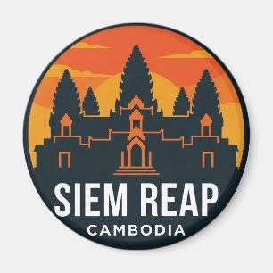 Angkor Wat Kambodscha Magnet