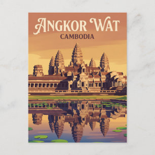 Angkor Wat Kambodscha Postkarte