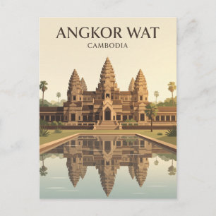 Angkor Wat Kambodscha Postkarte