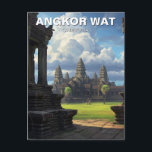 Angkor Wat Kambodscha Postkarte<br><div class="desc">Angkor Wat ist ein Tempelkomplex in Kambodscha und das größte religiöse Denkmal der Welt, auf dem gleichen Niveau wie die Große Pyramide von Gizeh. Es wurde ursprünglich als hinduistischer Tempel errichtet, der dem Gott Vishnu gewidmet war, aber im späten 12. Jahrhundert wurde es in einen buddhistischen Tempel umgewandelt. Angkor Wat...</div>