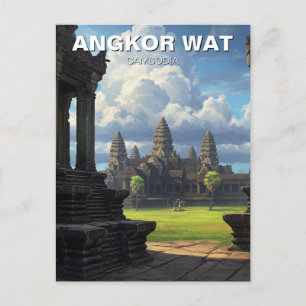 Angkor Wat Kambodscha Postkarte