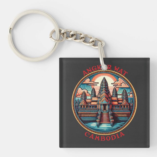 Angkor Wat, Kambodscha Schlüsselanhänger (Vorderseite)