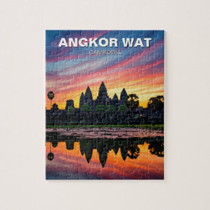 Angkor Wat Kambodscha Sonnenuntergang