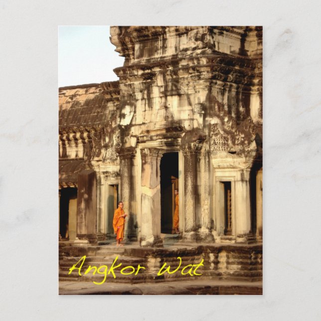 Angkor Wat Postkarte (Vorderseite)