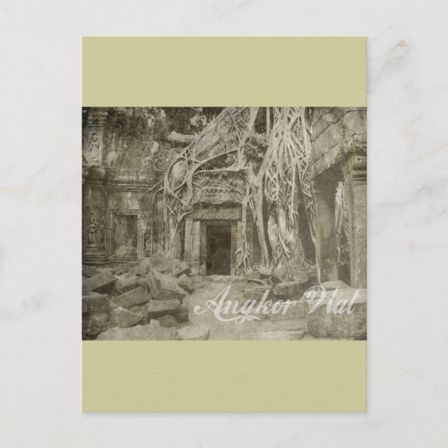 Angkor Wat Postkarte (Vorderseite)