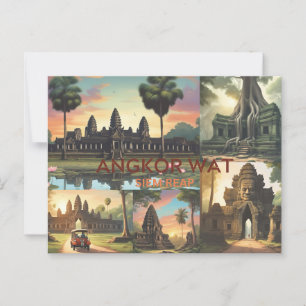 Angkor Wat Postkarte