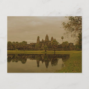 Angkor Wat Reflections Postkarte