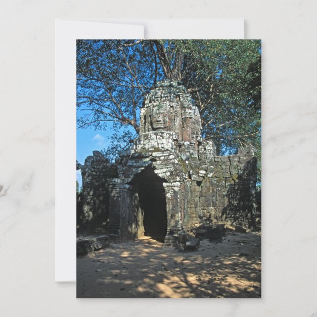 Angkor wat, Ta som temple - Kambodscha, Asien Einladung (Vorderseite)