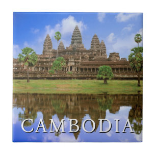 Angkor Wat Tempel   Kampuchea, Kambodscha Fliese