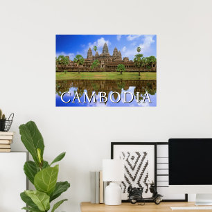 Angkor Wat Tempel   Kampuchea, Kambodscha Poster