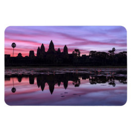 Angkor Wat Twilight Flexible Foto Magnet