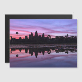 Angkor Wat Twilight Magnetkarte
