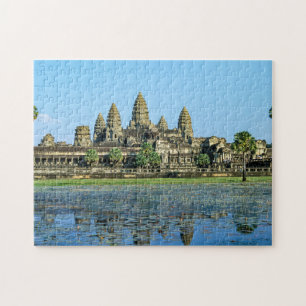 Angkor Wat und Spiegelung im See - Kambodscha