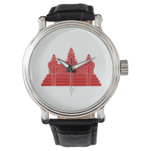 Angkor Wat Ver.2.0. Khmer-Tempel Armbanduhr
