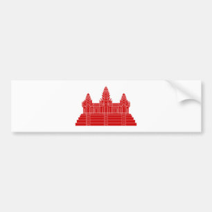 Angkor Wat Ver.2.0. Khmer Temple Autoaufkleber