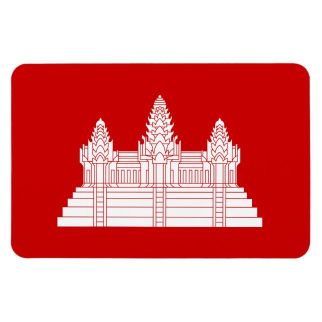 Angkor Wat Ver.2.0. Khmer Temple Magnet (Horizontal)