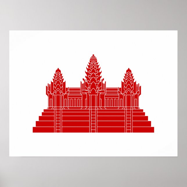 Angkor Wat Ver.2.0. Khmer Temple Poster (Vorne)