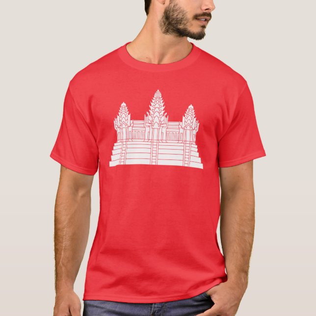 Angkor Wat Ver.2.0. Khmer Temple T-Shirt (Vorderseite)