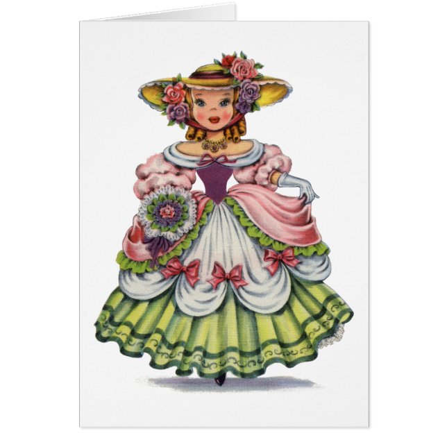 Anglaise vintage en robe élisabéthaine (Devant)