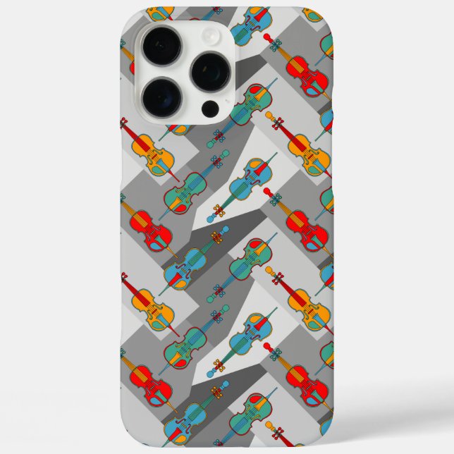 Angled Cellos iPhone 16 Pro Max Hülle (Rückseite)