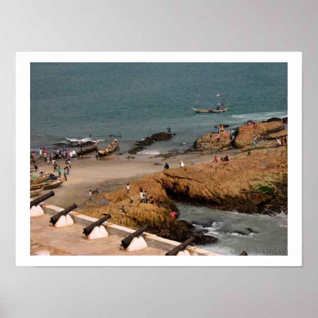 Angler am Arbeitsplatz Poster (Vorne)