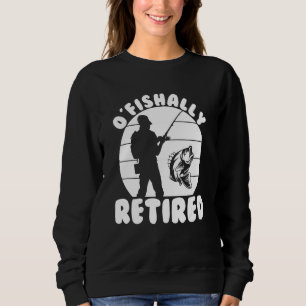 Angler Angelschnur Rentner Angelhaken Köder Sweatshirt
