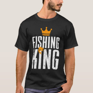 Angler König Lustiger Fischer Wasser-Enthusiast Me T-Shirt