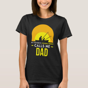 Angler Kumpel nennt mich Papa Ausflug Angler Freun T-Shirt