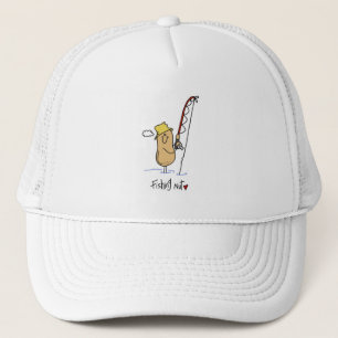Angler-Nuss-T-Shirts und Geschenke Truckerkappe