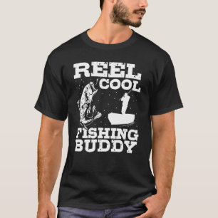 Angler Reel Cool Fishing Buddy Daddy Sohn Opa Mat T-Shirt