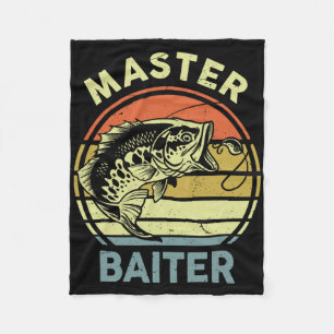 Angler-Shirt Vater Opa Meister-Angler Lustig Fleecedecke