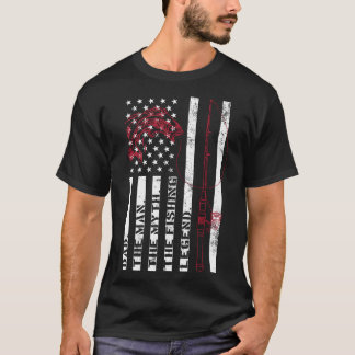Angler-T-Shirt-Geschenk für Vater Fischer T-Shirt