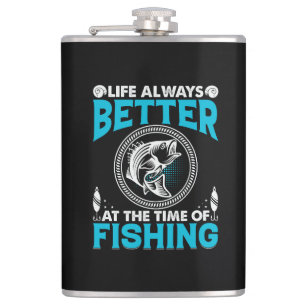 Angler-Thema Flachmann