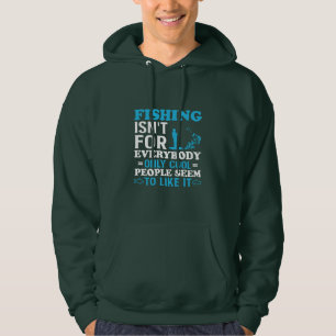 Angler-Thema Hoodie