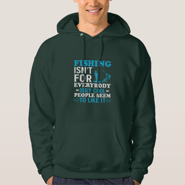 Angler-Thema  Hoodie (Vorderseite)