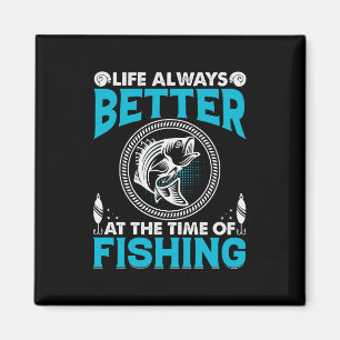 Angler-Thema Magnet