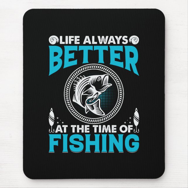 Angler-Thema Mousepad (Vorne)