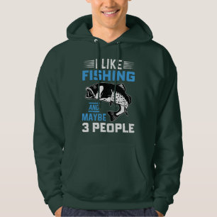 Angler-Themen-Hoodie für Männer Hoodie
