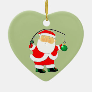 Angler-Urlaubsgeschenk Keramik Ornament