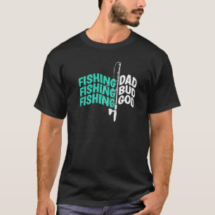 Angler-Vater Bud Gott Lustige Väter Camping Angeln T-Shirt