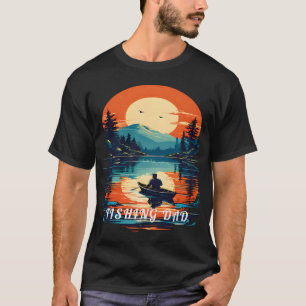 ANGLER VATER NATURLIEBHABER FARBENFROH T-Shirt