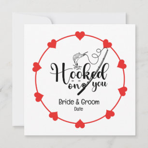 Angler verlieben sich auf deiner Hochzeit Save The Date
