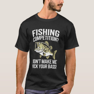 Angler-Wettbewerb Humor - Tritt Deinen Barsch Zita T-Shirt