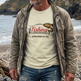 Anglerclub Echt Mann Bass Angler T-Shirt